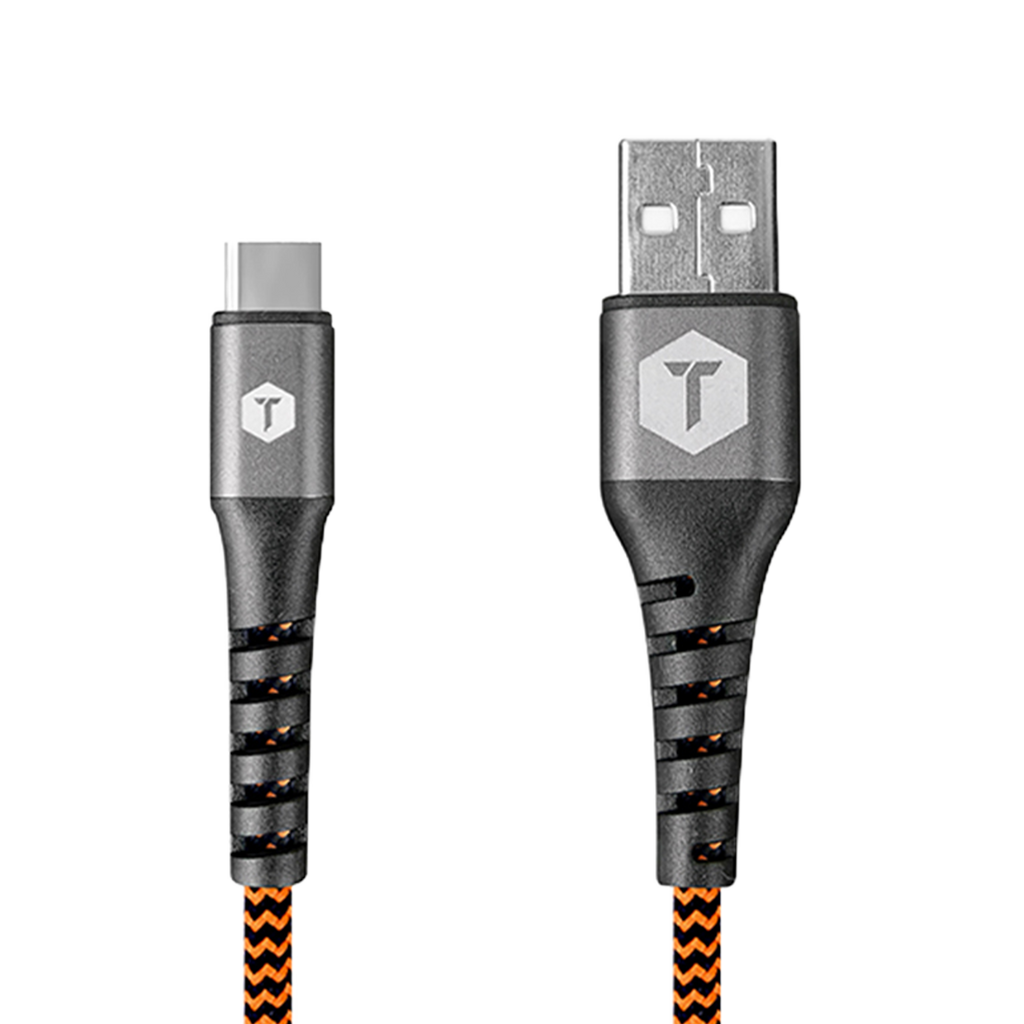 ToughTested 6 ft USB-C to USB-A Durable Braided Cable