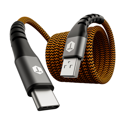 ToughTested 6 ft USB-C to USB-A Durable Braided Cable