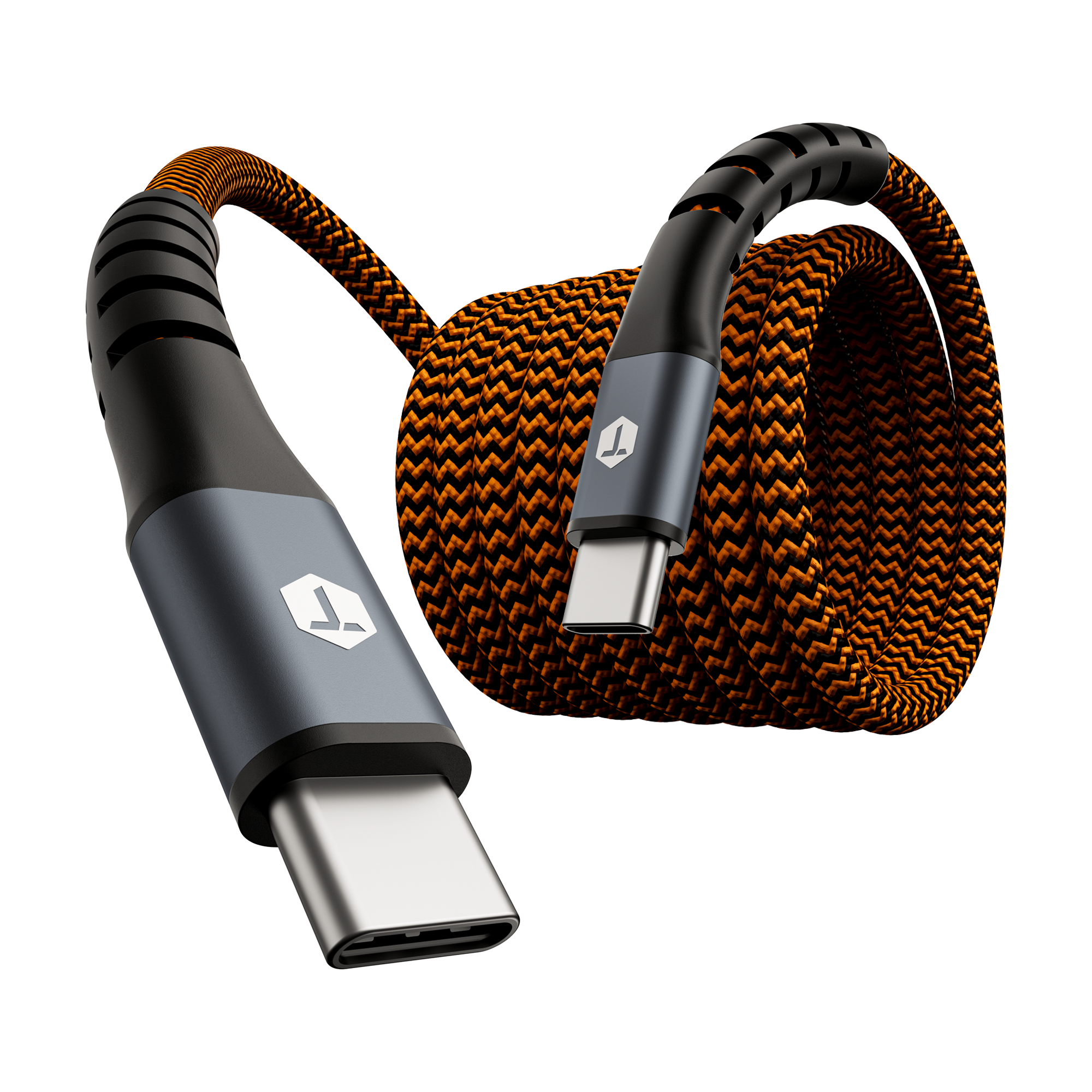ToughTested 6 ft USB-C to USB-C Durable Braided Cable