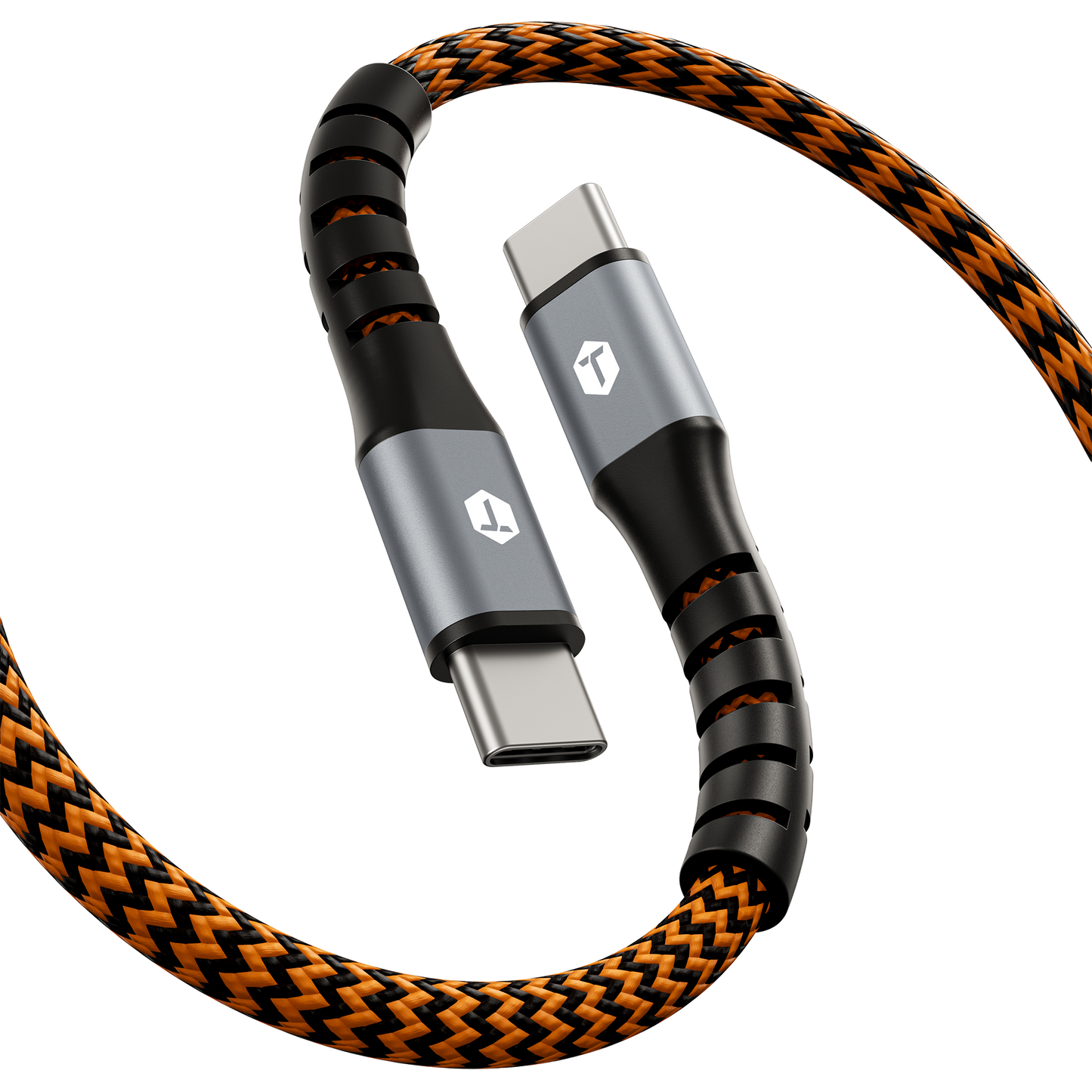 ToughTested 6 ft USB-C to USB-C Durable Braided Cable