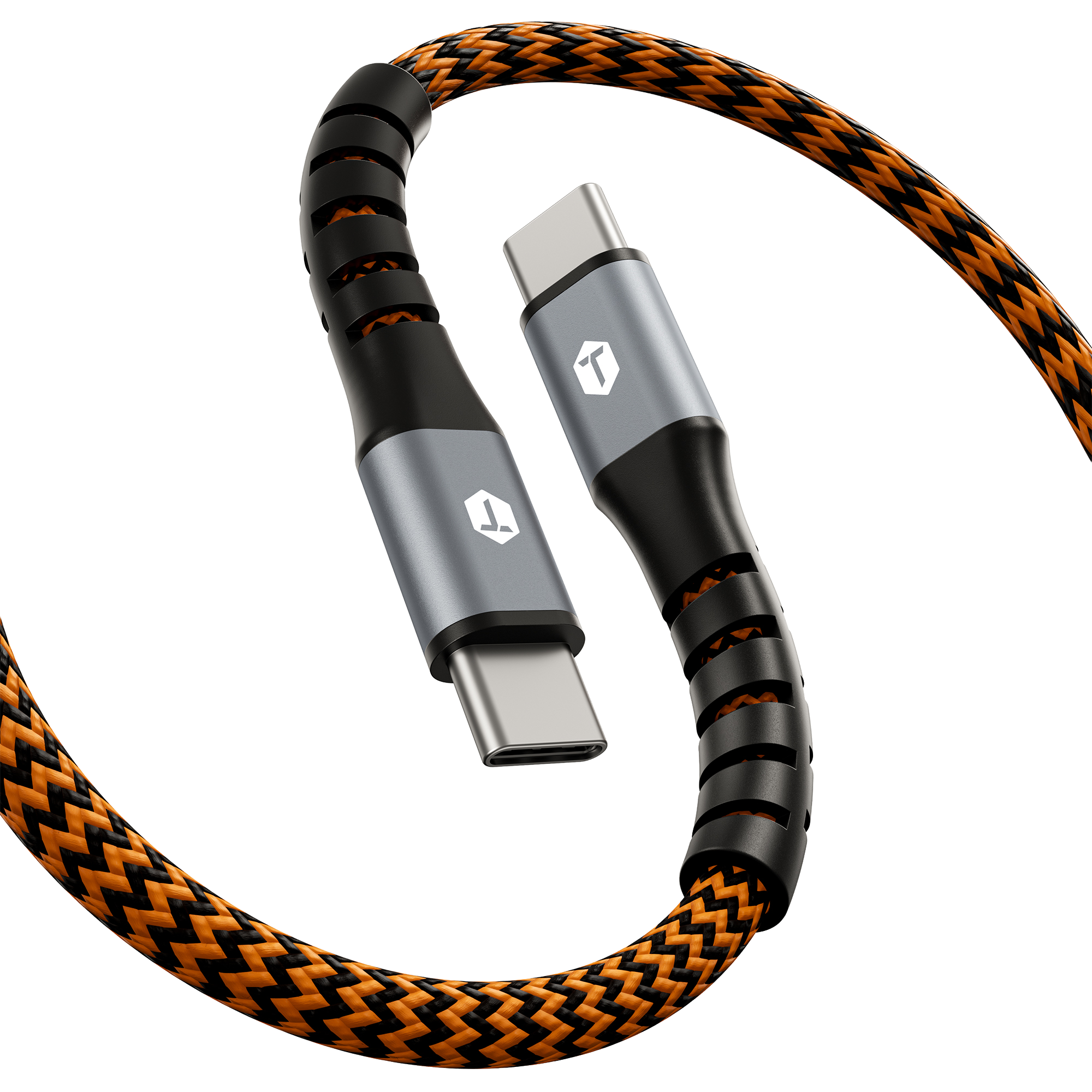 ToughTested 6 ft USB-C to USB-C Durable Braided Cable