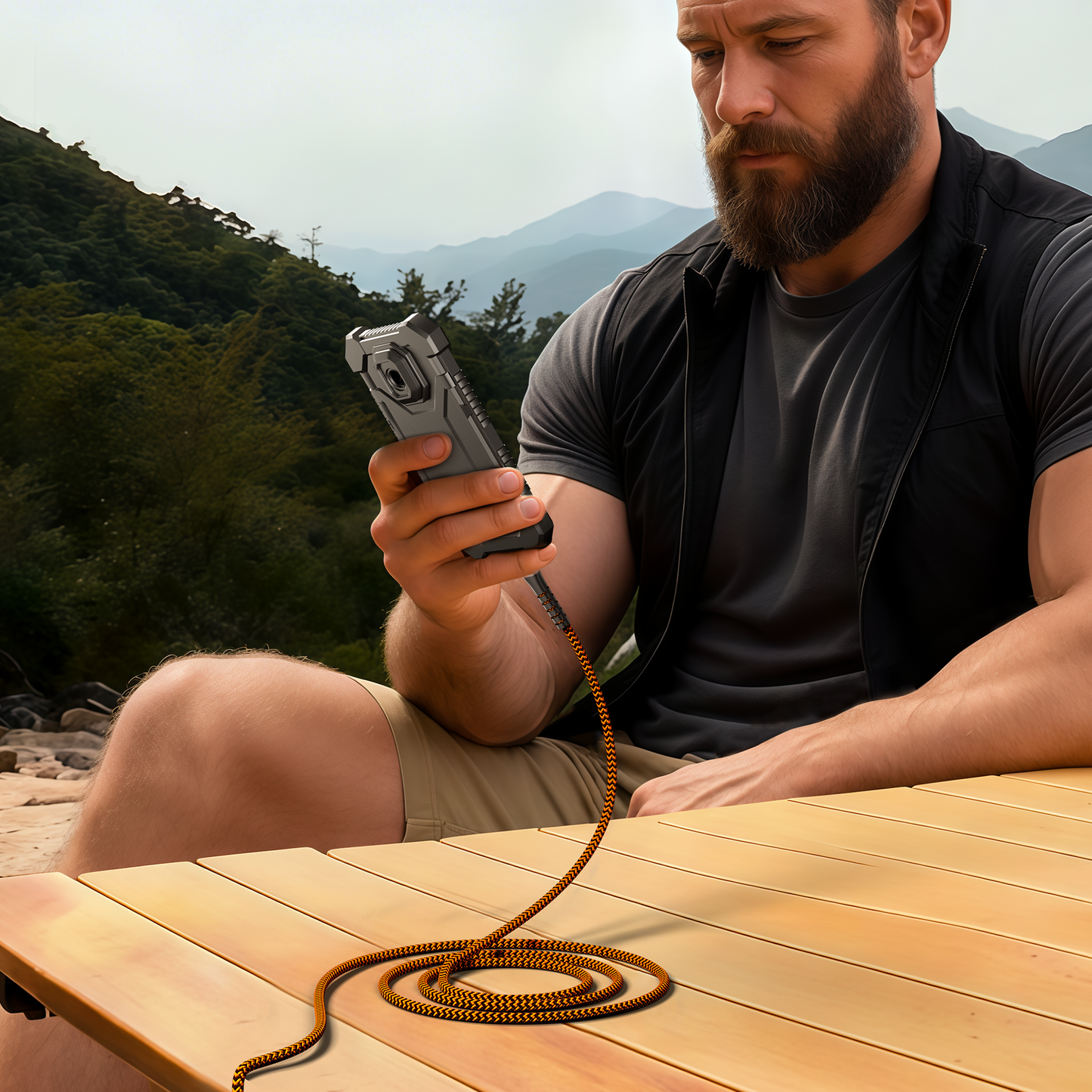 ToughTested 6 ft USB-C to USB-C Durable Braided Cable