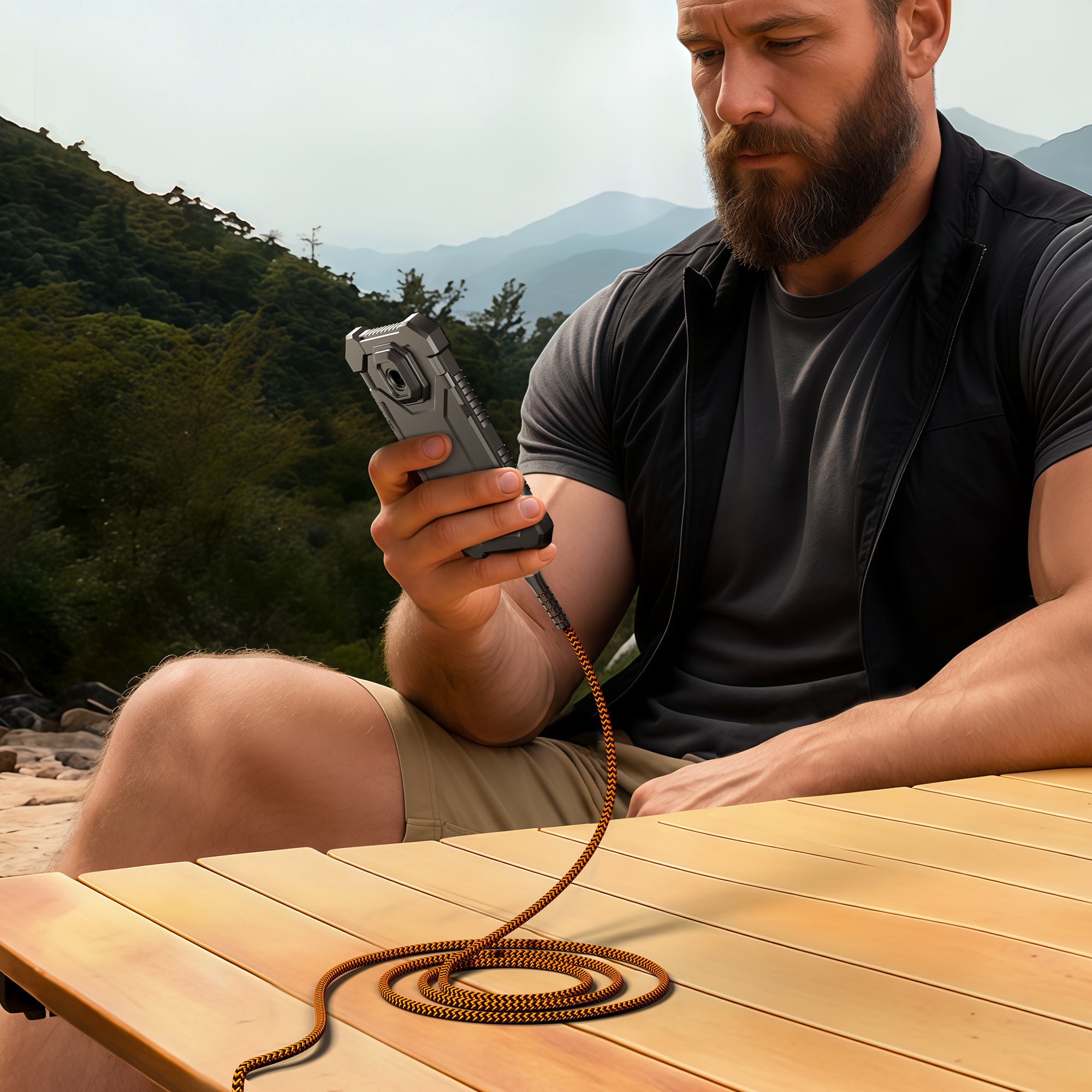 ToughTested 6 ft USB-C to USB-C Durable Braided Cable