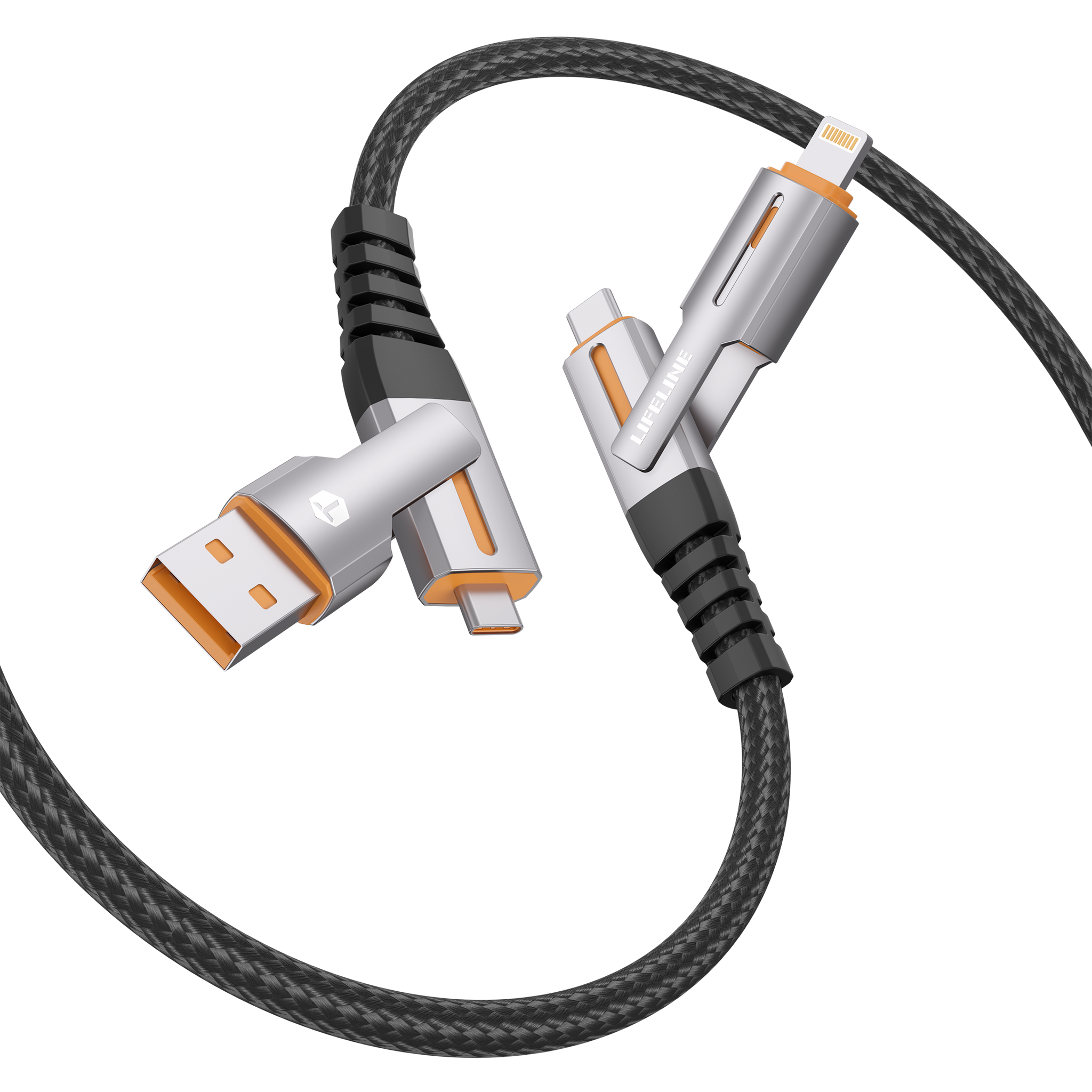 ToughTested Lifeline 4-in-1 Power Delivery Charging Cable