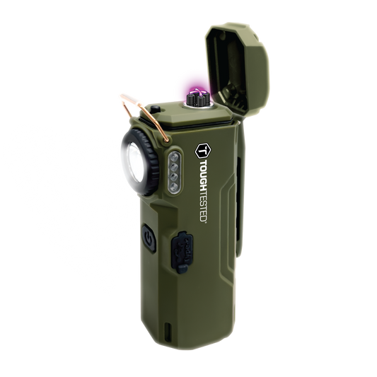 ToughTested Arc Torch & Flashlight, Windproof Flameless Lighter