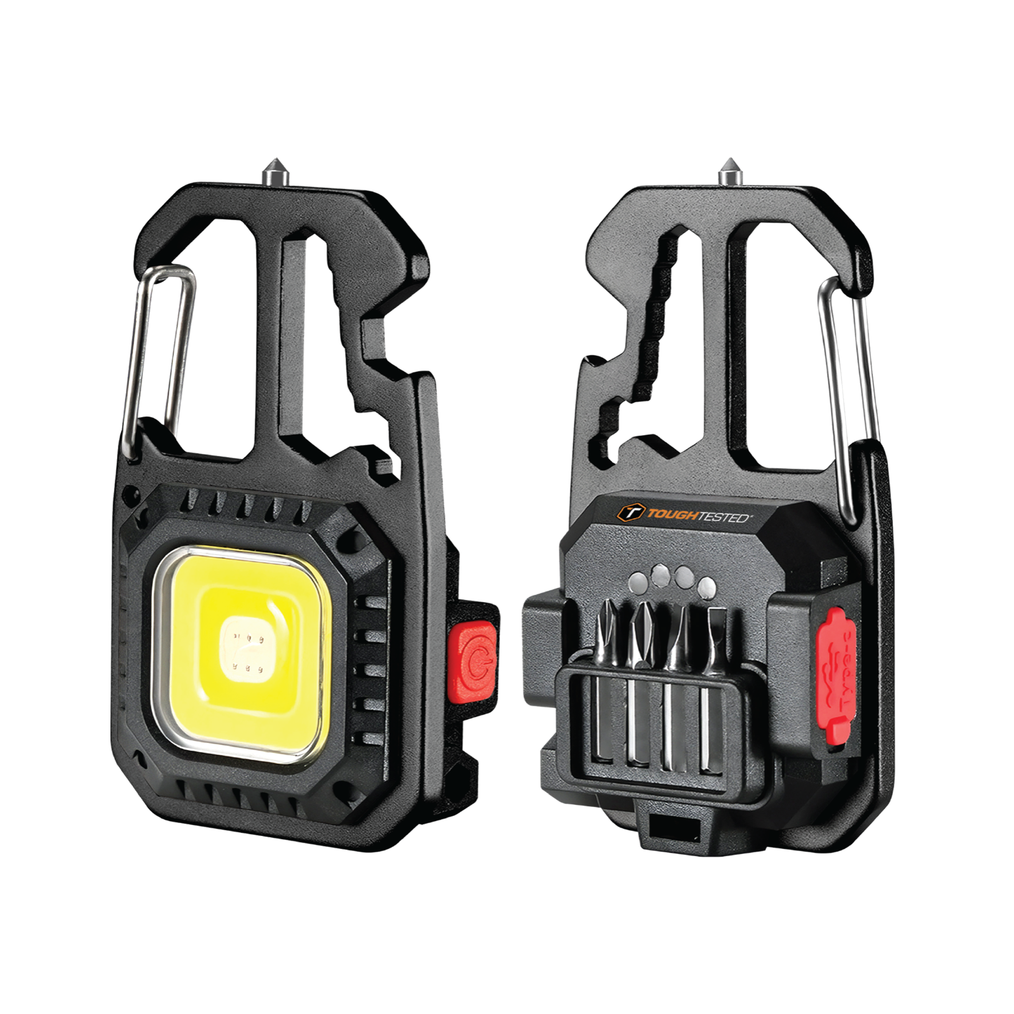 ToughTested Outdoor Keychain Multi-Tool Keychain-friendly design for everyday carry