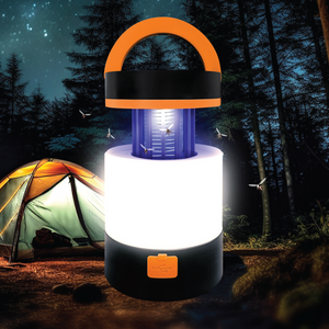 ToughTested Mosquito Lantern & Phone Charger, Collapsible Camping Lamp