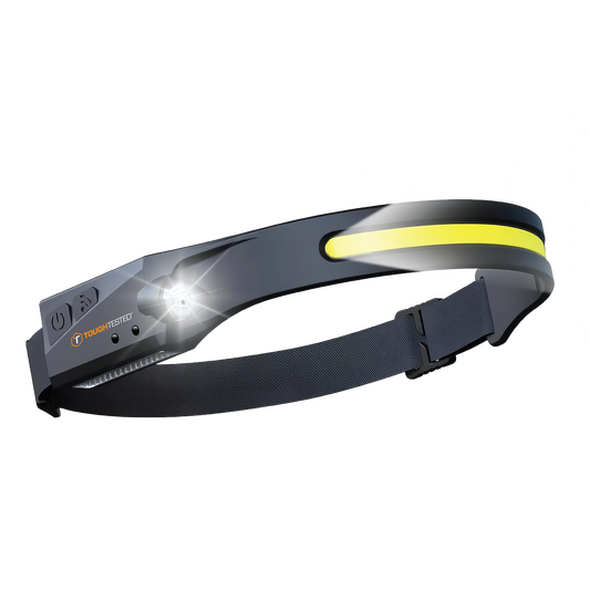 ToughTested Motion Activated Wide Beam Headlamp & Flashlight