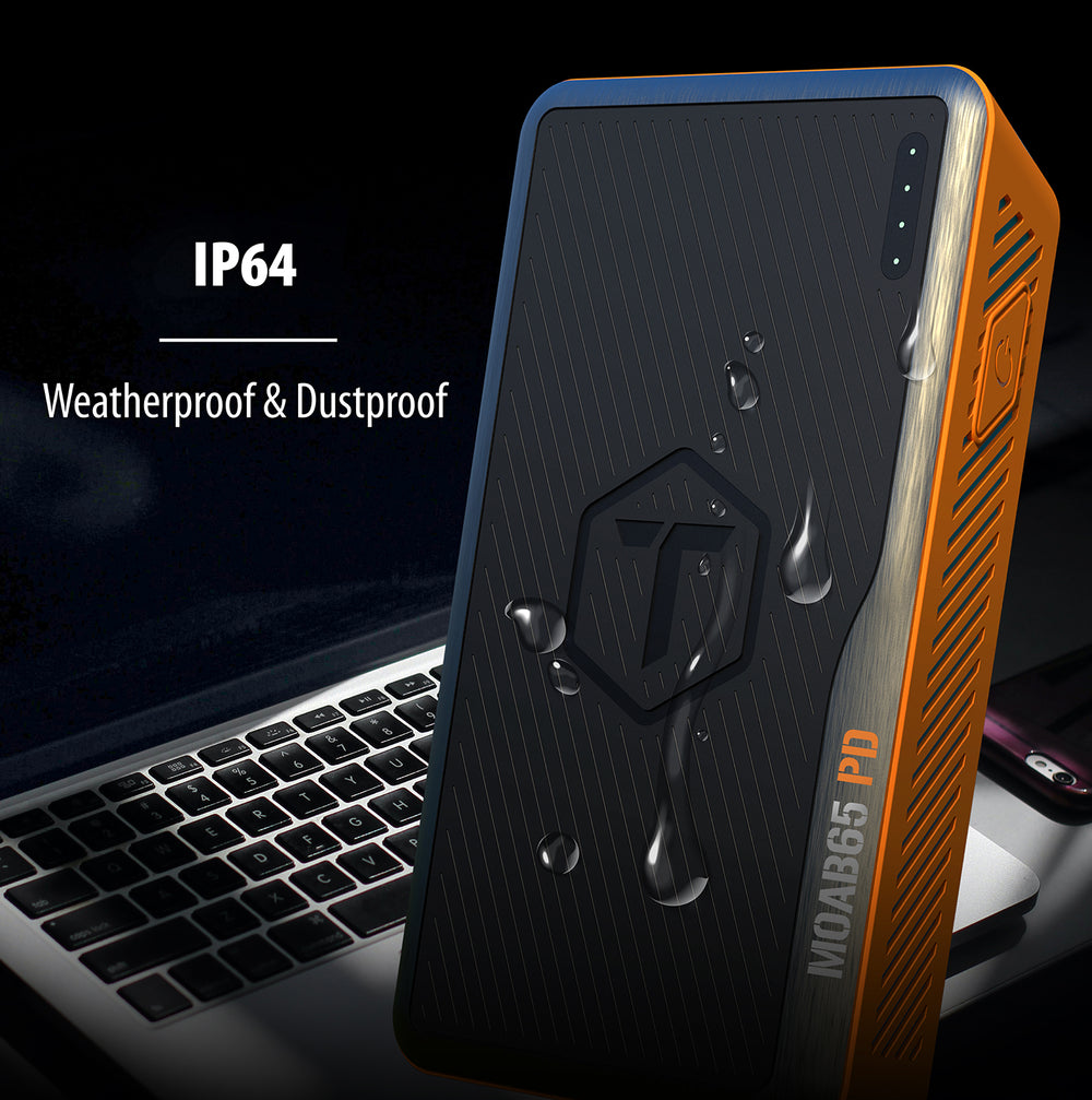 ToughTested MOAB65 40,000 mAh Rugged Portable Laptop Power pack