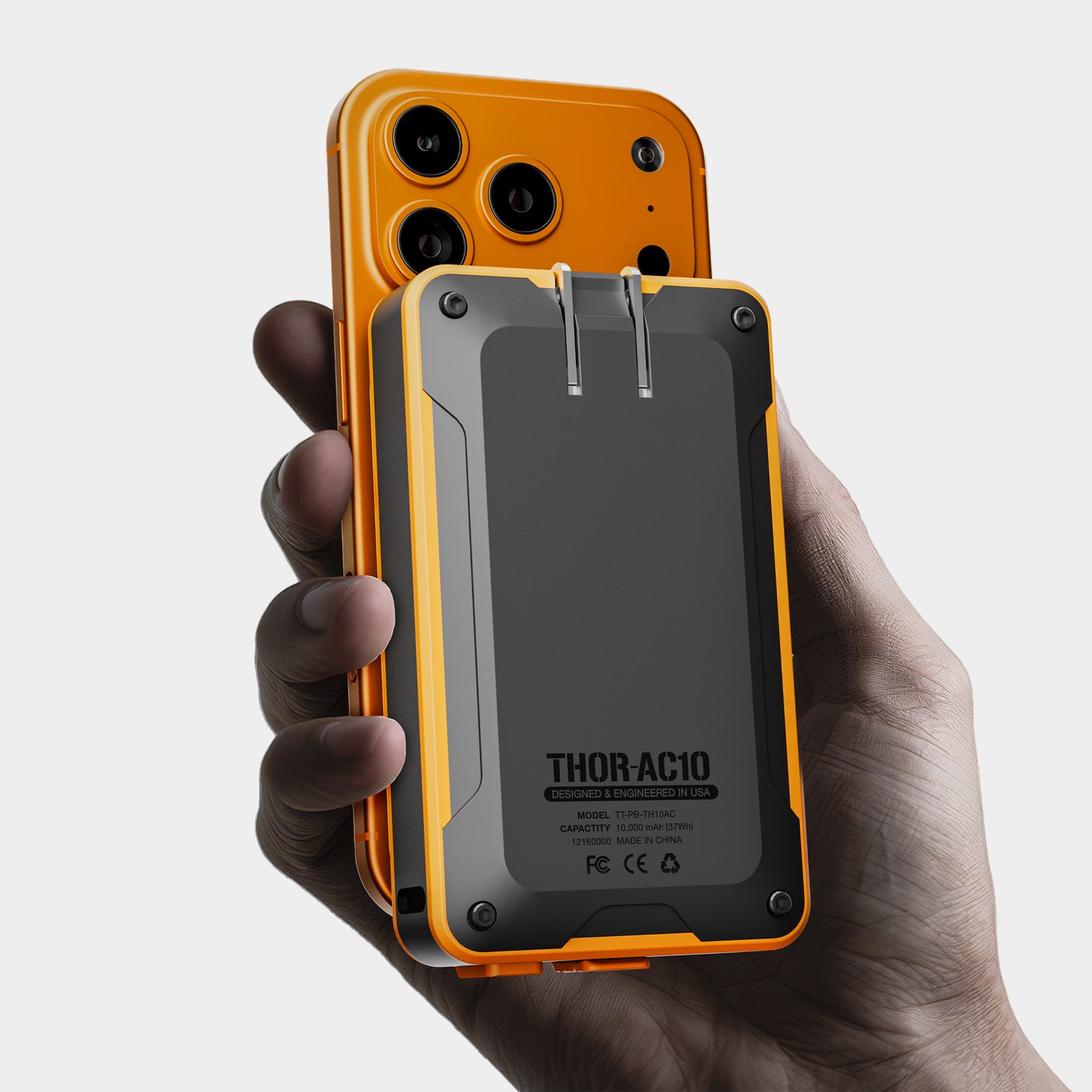 ToughTested THOR 10000mAh AC Semi-Solid State MagTough Power Bank