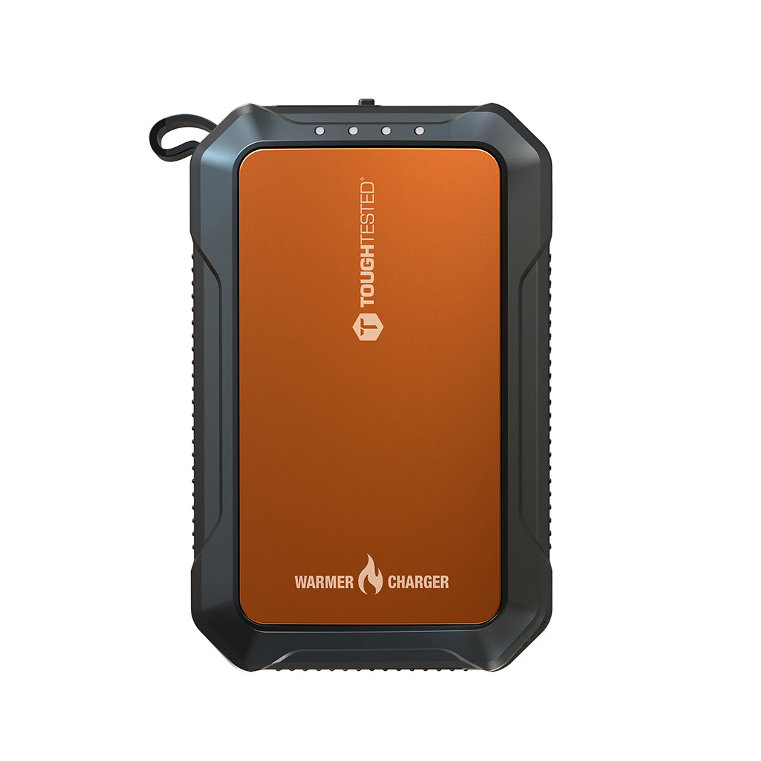 ToughTested Explorer 10 - 10,000mAh Power Bank & Hand Warmer, 5X Phone Charges, 24-Hour Heat, 20W PD Fast Charging, TSA Safe, IP54 Weatherproof, Eco-Friendly Packaging