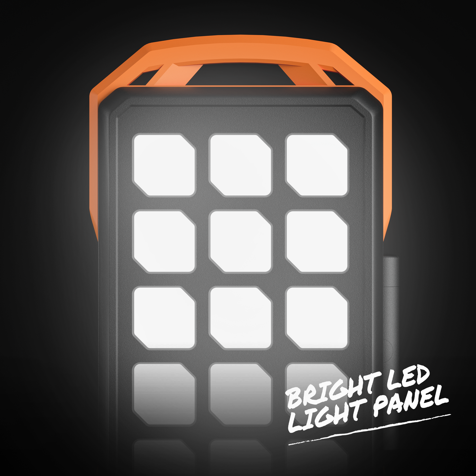 ToughTested Switchback 10000mAh Solar Power Bank & LED Panel Light