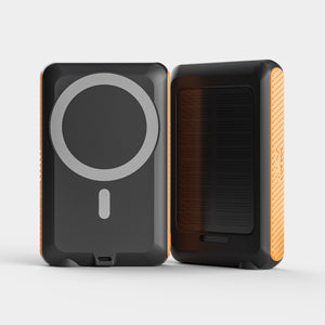 ToughTested ROC 5 Wireless Charging Solar Power Bank, 5000mAh and Magsafe Compatible