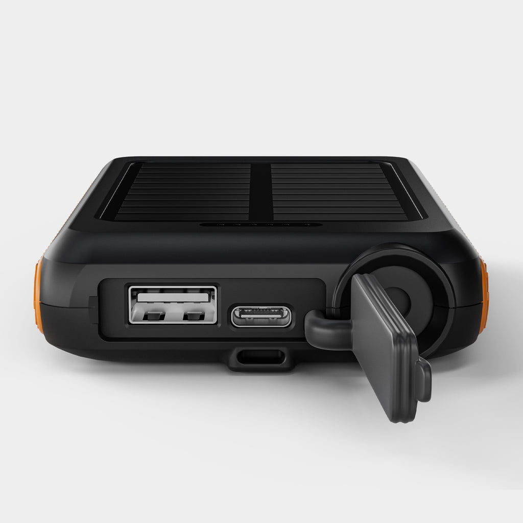 ToughTested ROC 5 Wireless Charging Solar Power Bank, 5000mAh and Magsafe Compatible