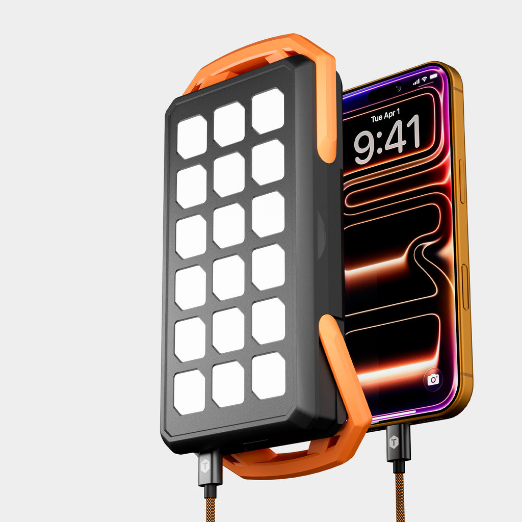Switchback 10000mAh Dual Solar Power Bank