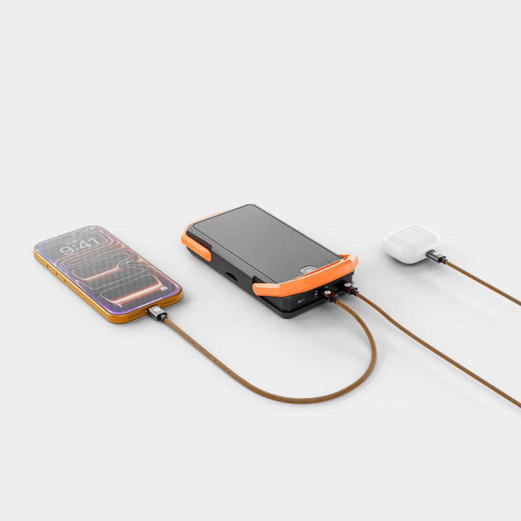 Switchback 10000mAh Dual Solar Power Bank