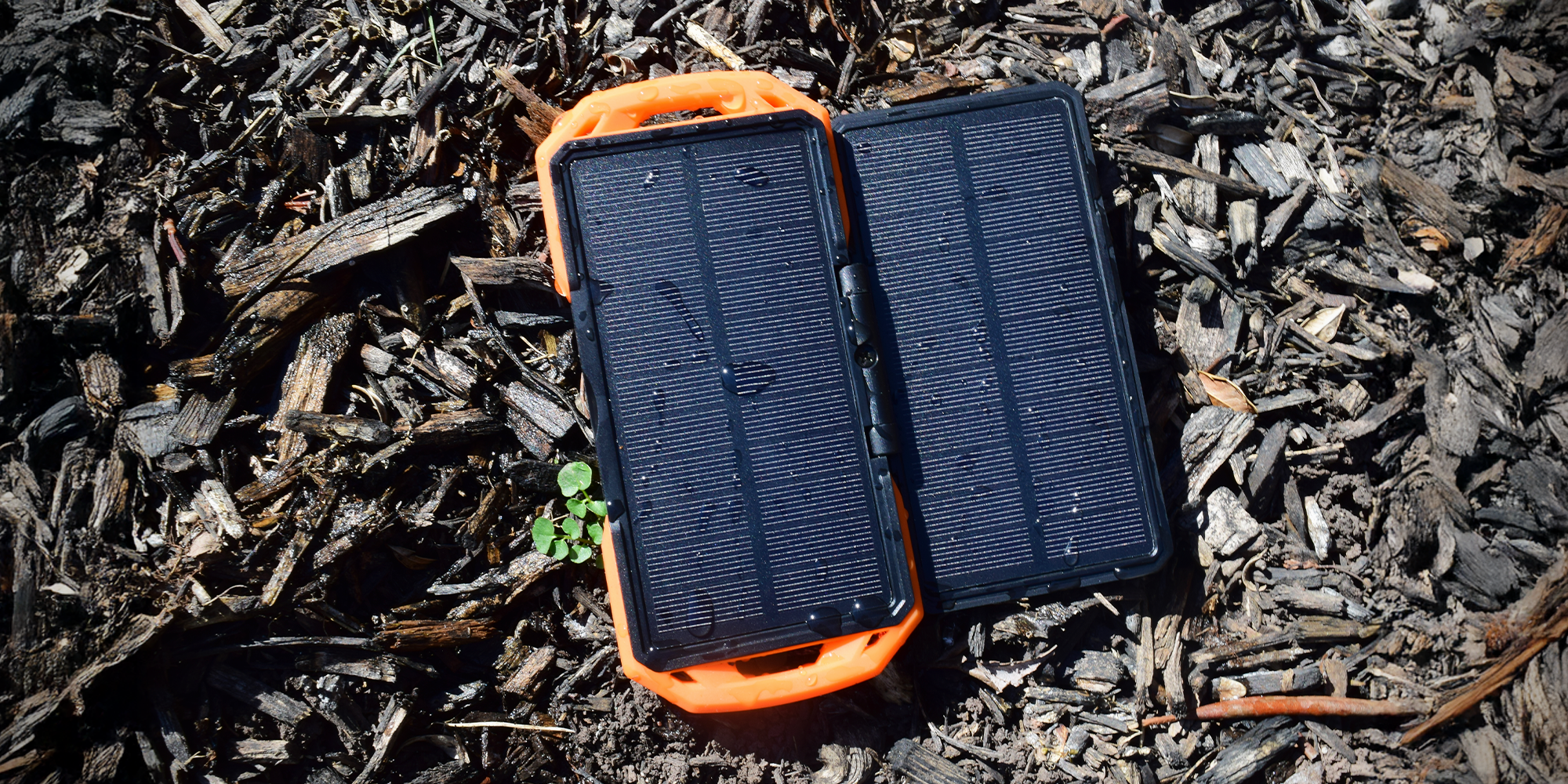 Switchback 10000mAh Dual Solar Power Bank