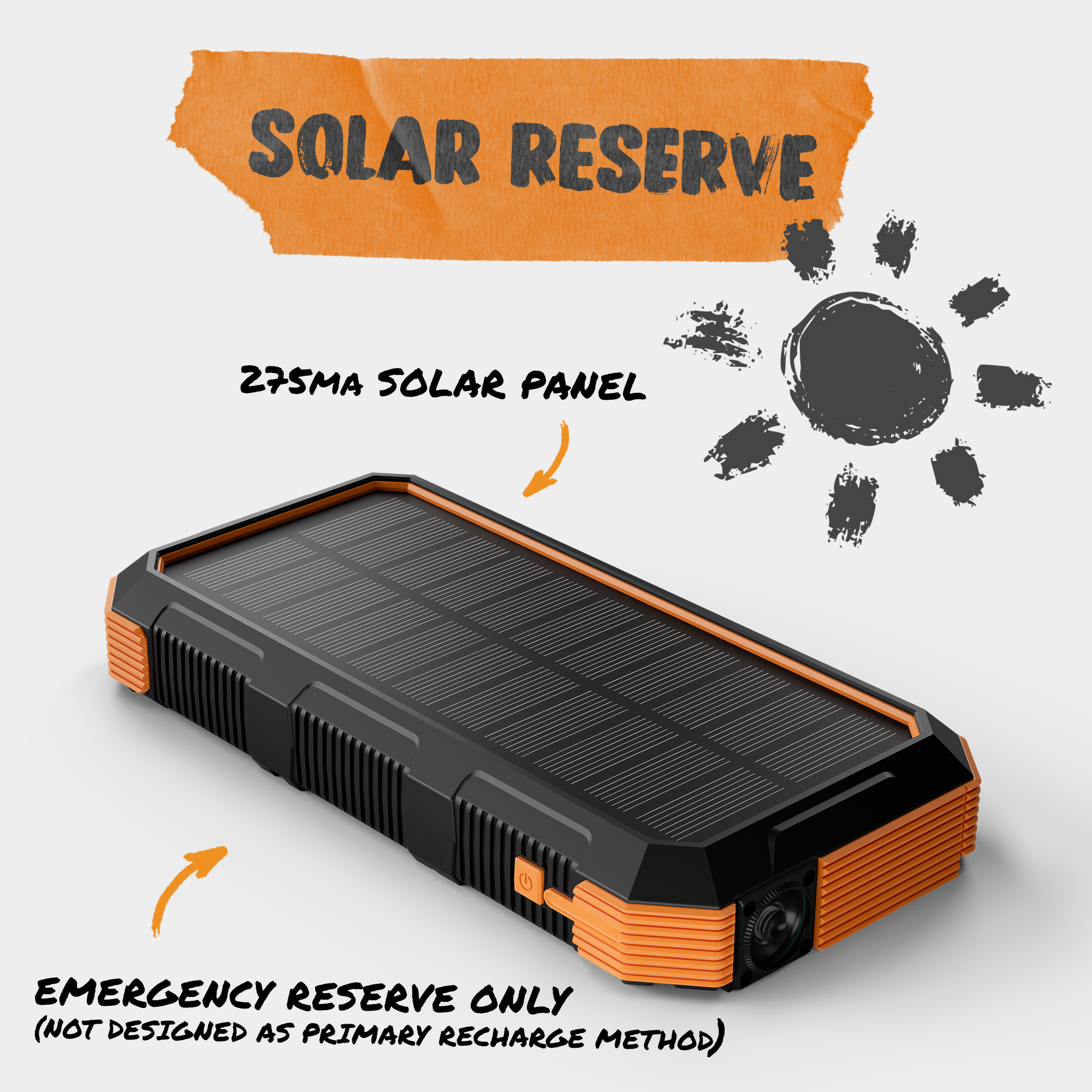 ToughTested Solar24 24000mAh Solar Power Bank