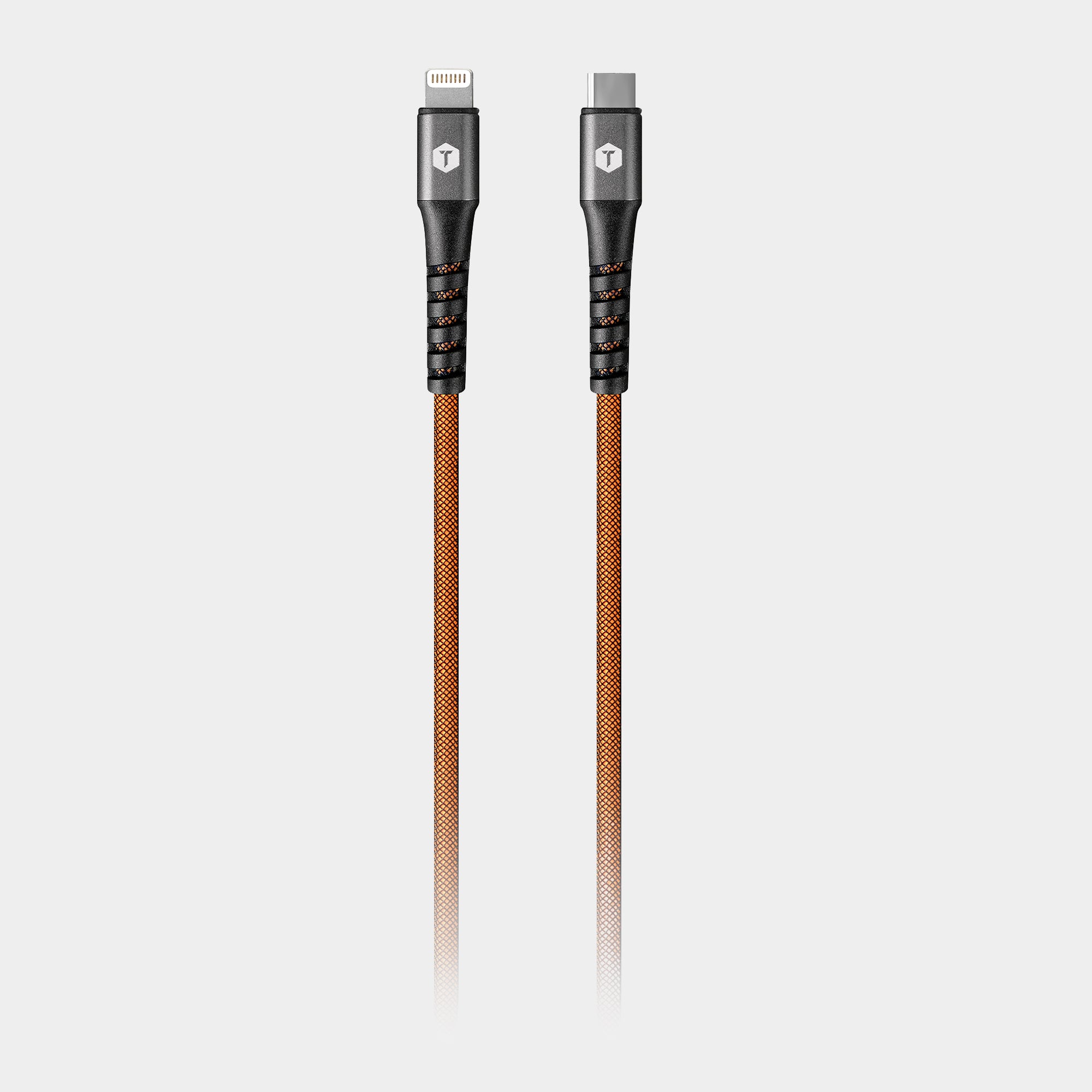 ToughTested PET Pro 8 ft Lightning to USB-C Cable