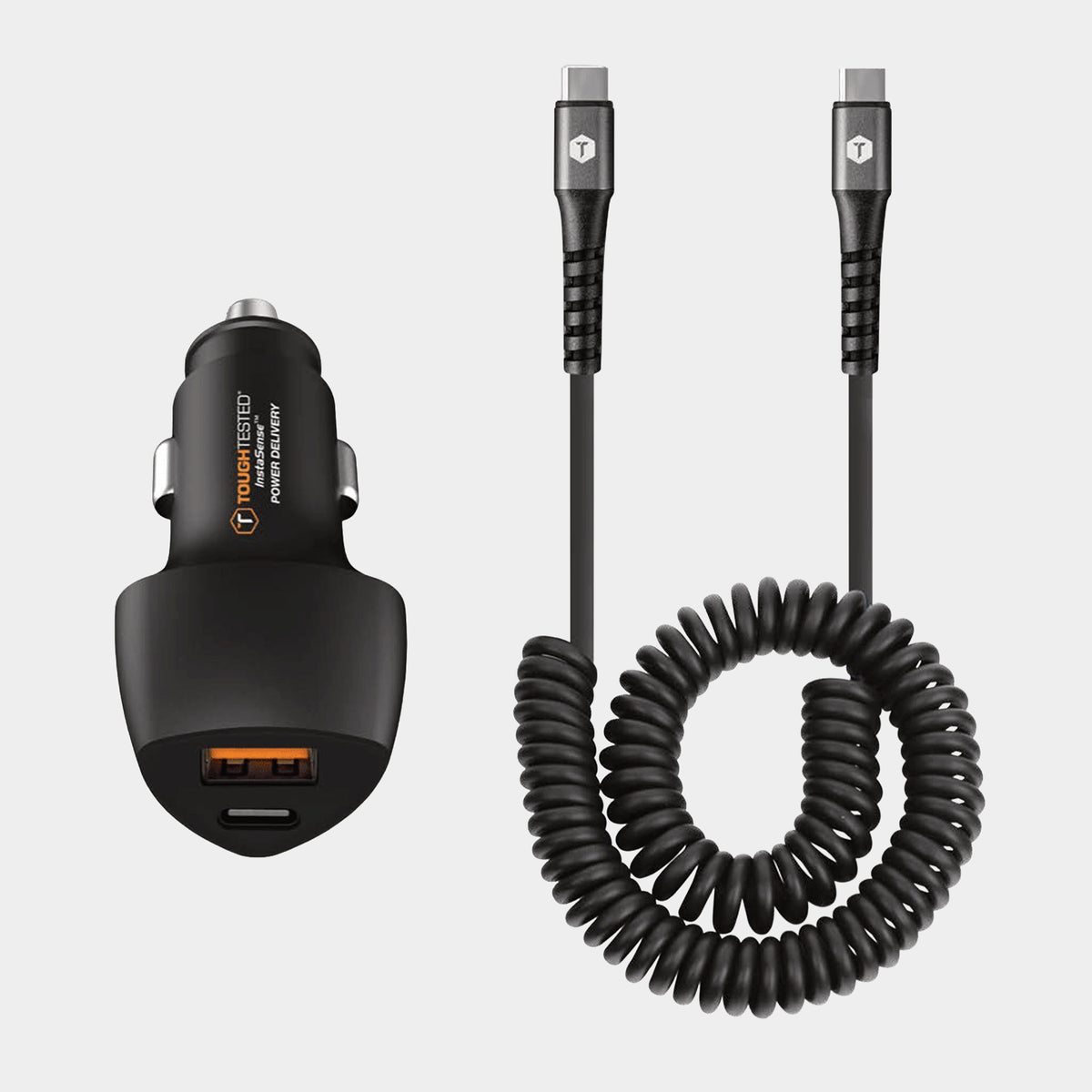 ToughTested 20W PD Car Charger Kit with USB-C Cable