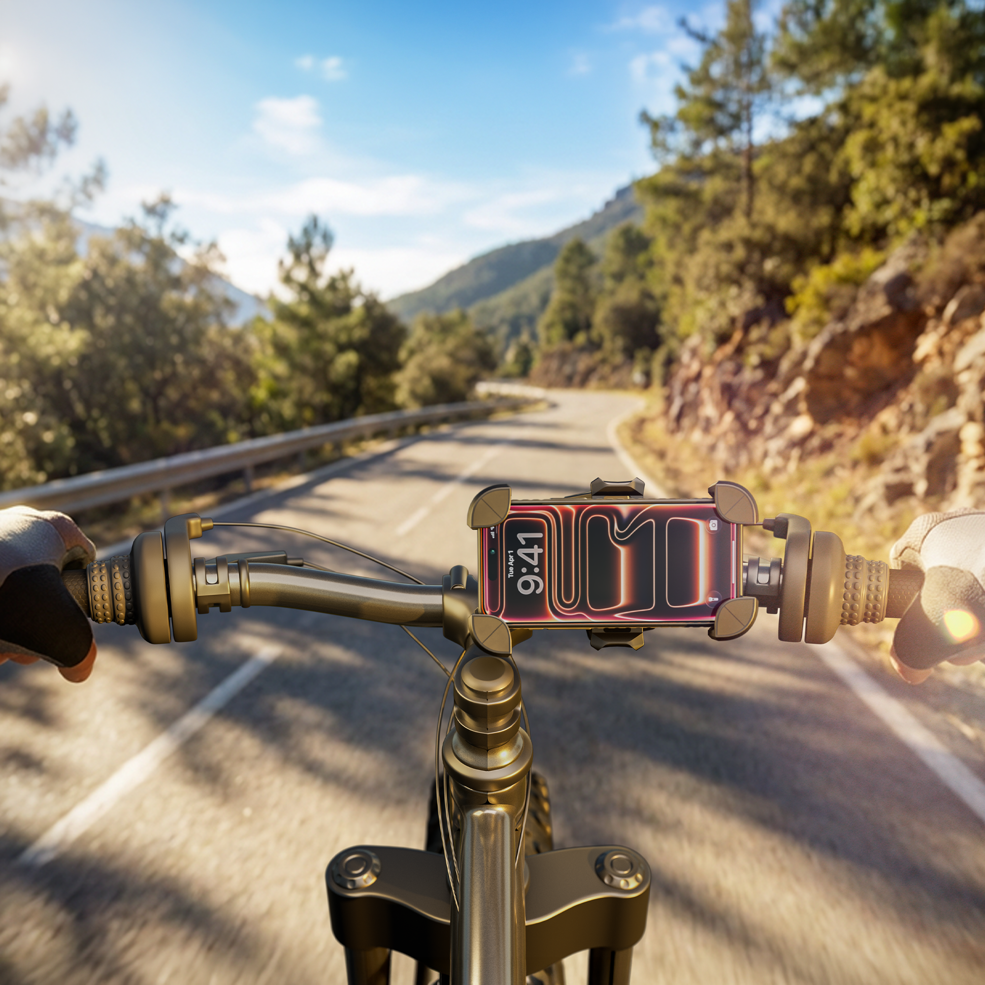ToughTested XGrip Bike & ATV Handlebar Phone Mount
