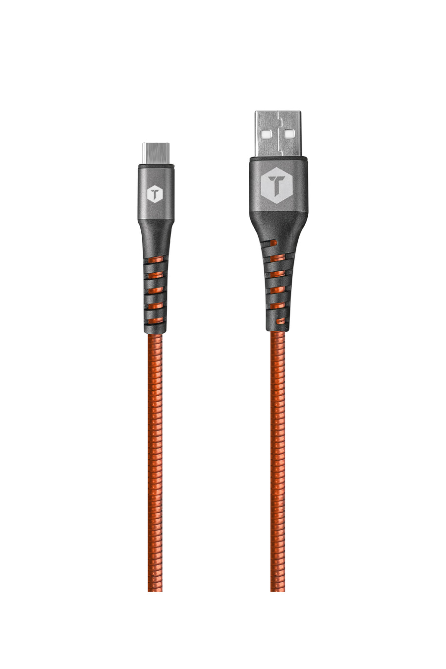 2 Ft. Armor-Flex USB Type C to A Cable