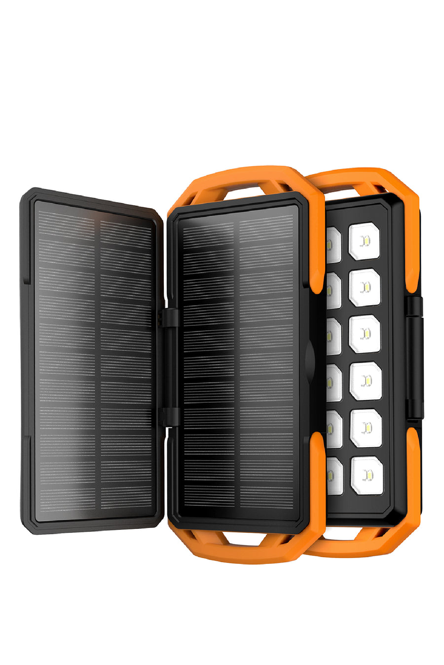 Dual 10,000 mAh Solar Charger IP65 Waterproof Portable Power Bank