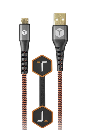 Braided 6 Ft. USB Cable with Micro-USB Connector