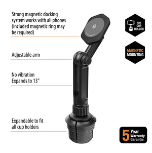 MAGTOUGH "BOOM" HEAVY DUTY CUPHOLDER PHONE MOUNT