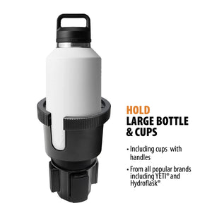 TOUGH & HUNGRY CUP, BOTTLE HOLDER AND FOOD TRAY